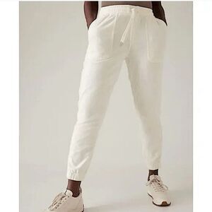 Athleta Farallon joggers, white size Small
